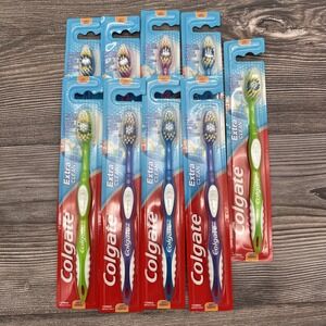9 Colgate Toothbrush Extra Clean Full / 9 Cepillos Dental Colgate Extra Limpia